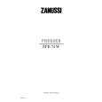 ZANUSSI ZFE74W Manual de Usuario