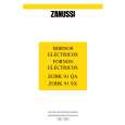 ZANUSSI ZOBK91QA Manual de Usuario