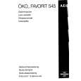 AEG FAV545WBF Manual de Usuario
