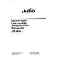 JUNO-ELECTROLUX JSI5410W Manual de Usuario