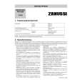 ZANUSSI T644 Manual de Usuario