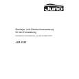 JUNO-ELECTROLUX JDA5330W Manual de Usuario