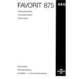 AEG FAV875 Manual de Usuario
