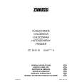 ZANUSSI ZC 2441 B Manual de Usuario