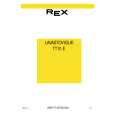 REX-ELECTROLUX TT10E Manual de Usuario