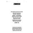 ZANUSSI ZBM761SX1 Manual de Usuario