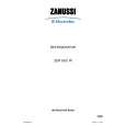 ZANUSSI ZER65/2W Manual de Usuario