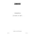 ZANUSSI ZT162R4 Manual de Usuario