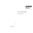 ZANKER 530/883 Manual de Usuario