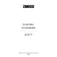 ZANUSSI ZCM75XV Manual de Usuario