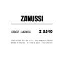 ZANUSSI Z550GB Manual de Usuario