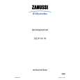 ZANUSSI ZECR161W Manual de Usuario