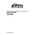 JUNO-ELECTROLUX JSI6562W Manual de Usuario