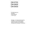 AEG DM8600-M/AUS Manual de Usuario