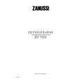 ZANUSSI ZU7115 Manual de Usuario