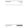 ZANKER DF2200 (PRIVILEG) Manual de Usuario