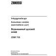 ZANUSSI ZBM755X Manual de Usuario