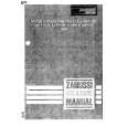 ZANUSSI TD60 Manual de Usuario