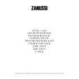 ZANUSSI Z18/8K Manual de Usuario