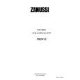 ZANUSSI ZK20/15 Manual de Usuario