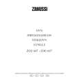 ZANUSSI ZOU647QW Manual de Usuario