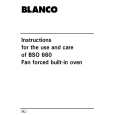 BLANCO BSO660W Manual de Usuario