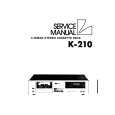 LUXMAN K210 Manual de Servicio