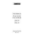 ZANUSSI ZGL65ITX Manual de Usuario