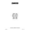 ZANUSSI ZFT 154 T Manual de Usuario
