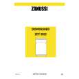 ZANUSSI ZDT5052 Manual de Usuario