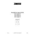 ZANUSSI FJS1025W Manual de Usuario