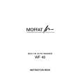 MOFFAT WF40B Manual de Usuario