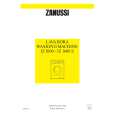 ZANUSSI IZ1600S Manual de Usuario