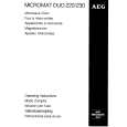 AEG MCDUO220-W Manual de Usuario