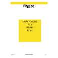 REX-ELECTROLUX RT6 Manual de Usuario