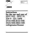 ZANUSSI ZC21/10R Manual de Usuario