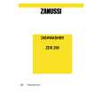 ZANUSSI ZDS200 Manual de Usuario