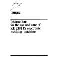ZANUSSI ZE2101iS Manual de Usuario