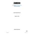 ZANUSSI ZERC0750 Manual de Usuario