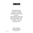 ZANUSSI ZR 304 CTH Manual de Usuario