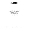 ZANUSSI ZI1200F Manual de Usuario