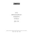 ZANUSSI ZOU334W Manual de Usuario