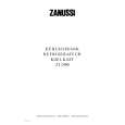 ZANUSSI ZI2400 Manual de Usuario