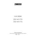 ZANUSSI ZGF642CTX Manual de Usuario