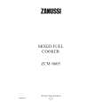 ZANUSSI ZCM6605W Manual de Usuario