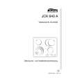 JUNO-ELECTROLUX JCK 640A Manual de Usuario