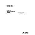 AEG DEA 60 PL2 W Manual de Usuario