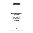 ZANUSSI ZC542TSC Manual de Usuario
