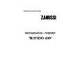 ZANUSSI ZF4BLU3 Manual de Usuario
