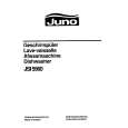 JUNO-ELECTROLUX JSI5560E Manual de Usuario